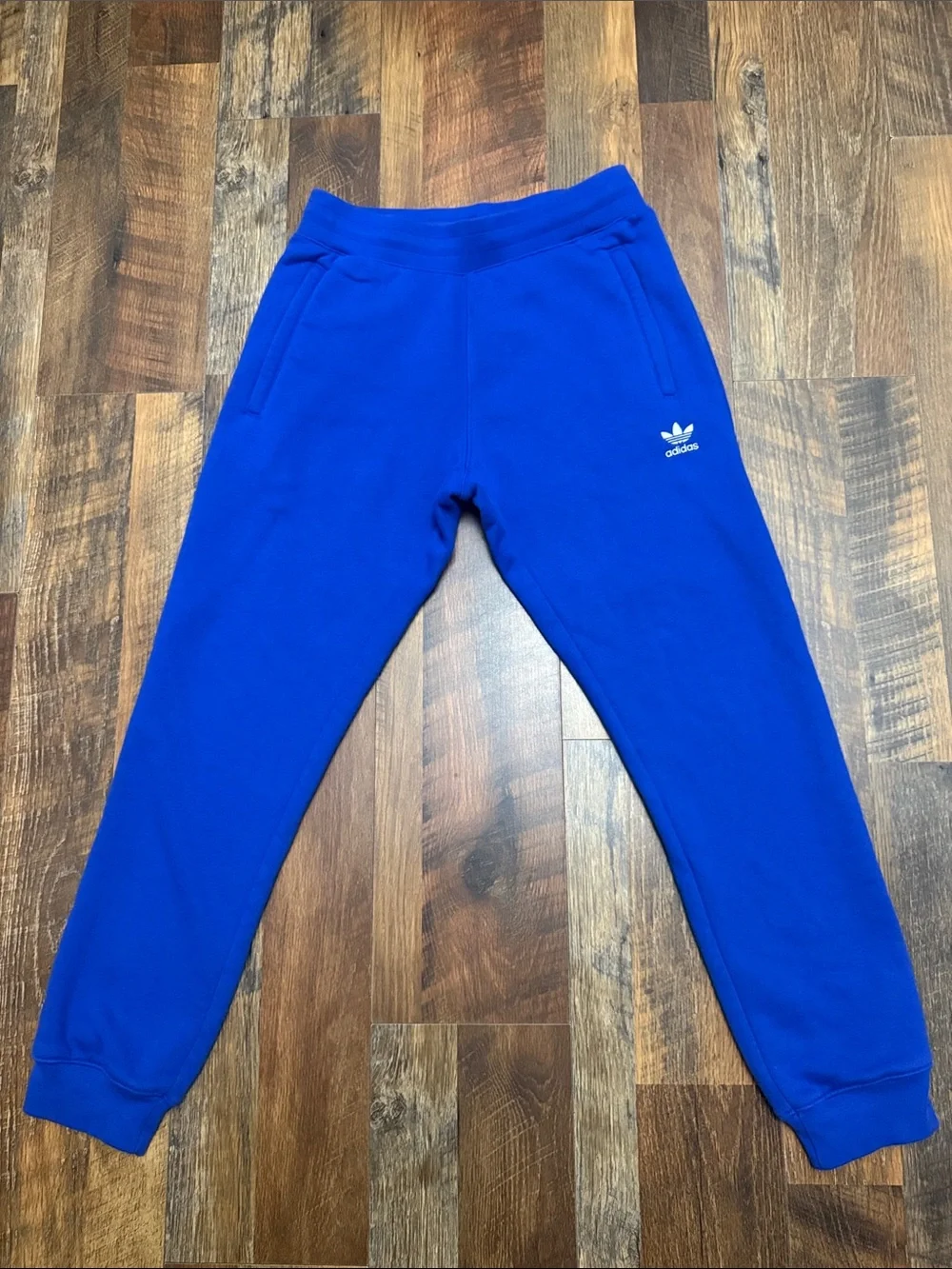 Adidas Originals Trefoil Essentials Joggers Men’s M Blue IR7806